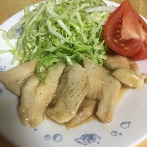 節約おかず♪鷄むね肉の生姜焼き✿